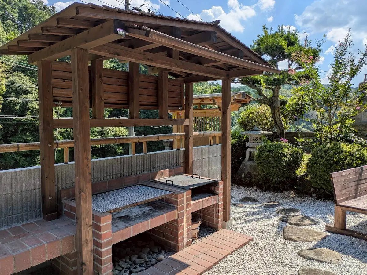 ゆずりはの森 バーベキュー設備